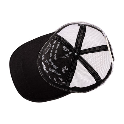 EG-Bros Trucker Cap Weiss/Schwarz