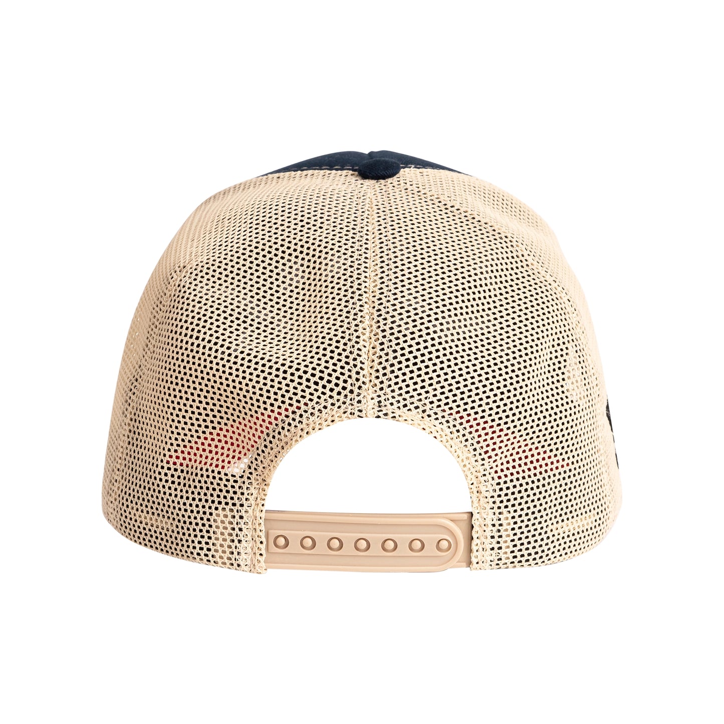 EG-Bros Trucker Cap Beige/Schwarz/Rot